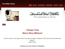 Tablet Screenshot of mittenshop.com